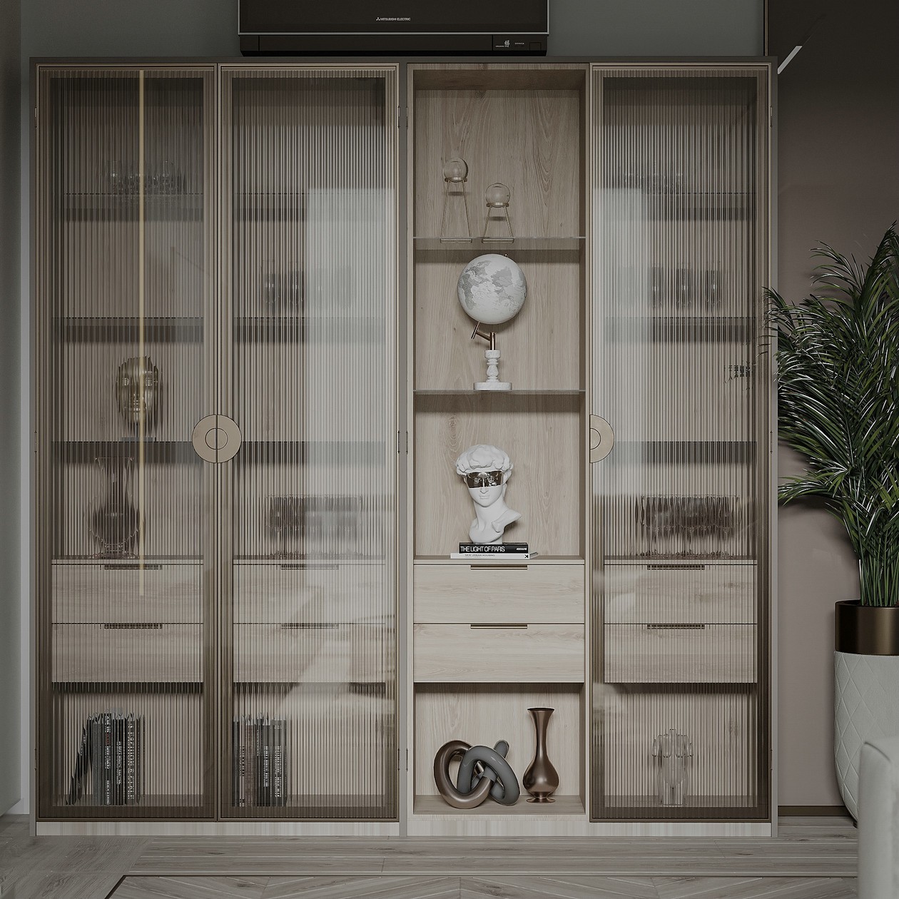 乌克兰基辅115㎡公寓 打造温暖柔和的住宅空间-6