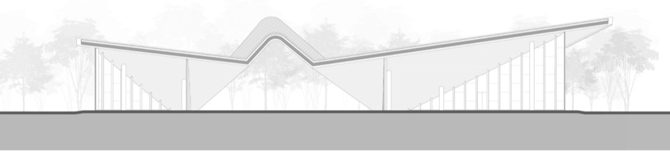 阆中赛城游客中心 | 山水间的现代飞翼-78