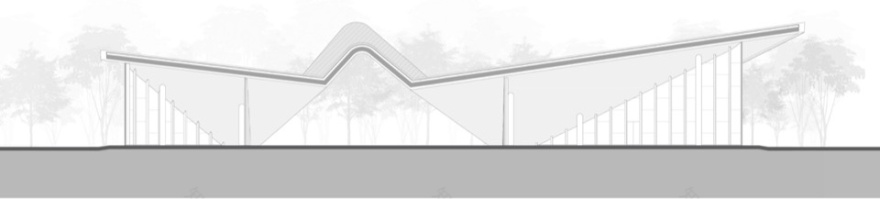 阆中赛城游客中心 | 山水间的现代飞翼-78