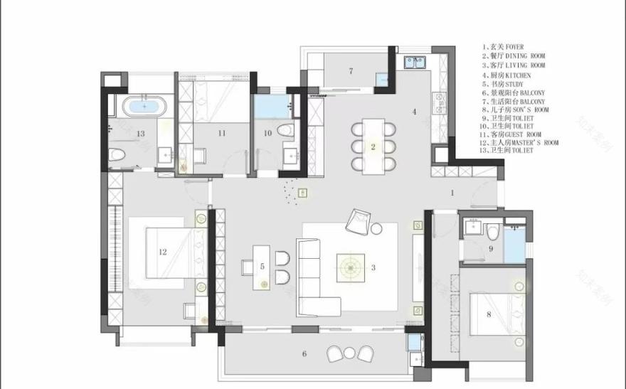 繁华里的有致人生 · 现代简约新中式家居设计-6