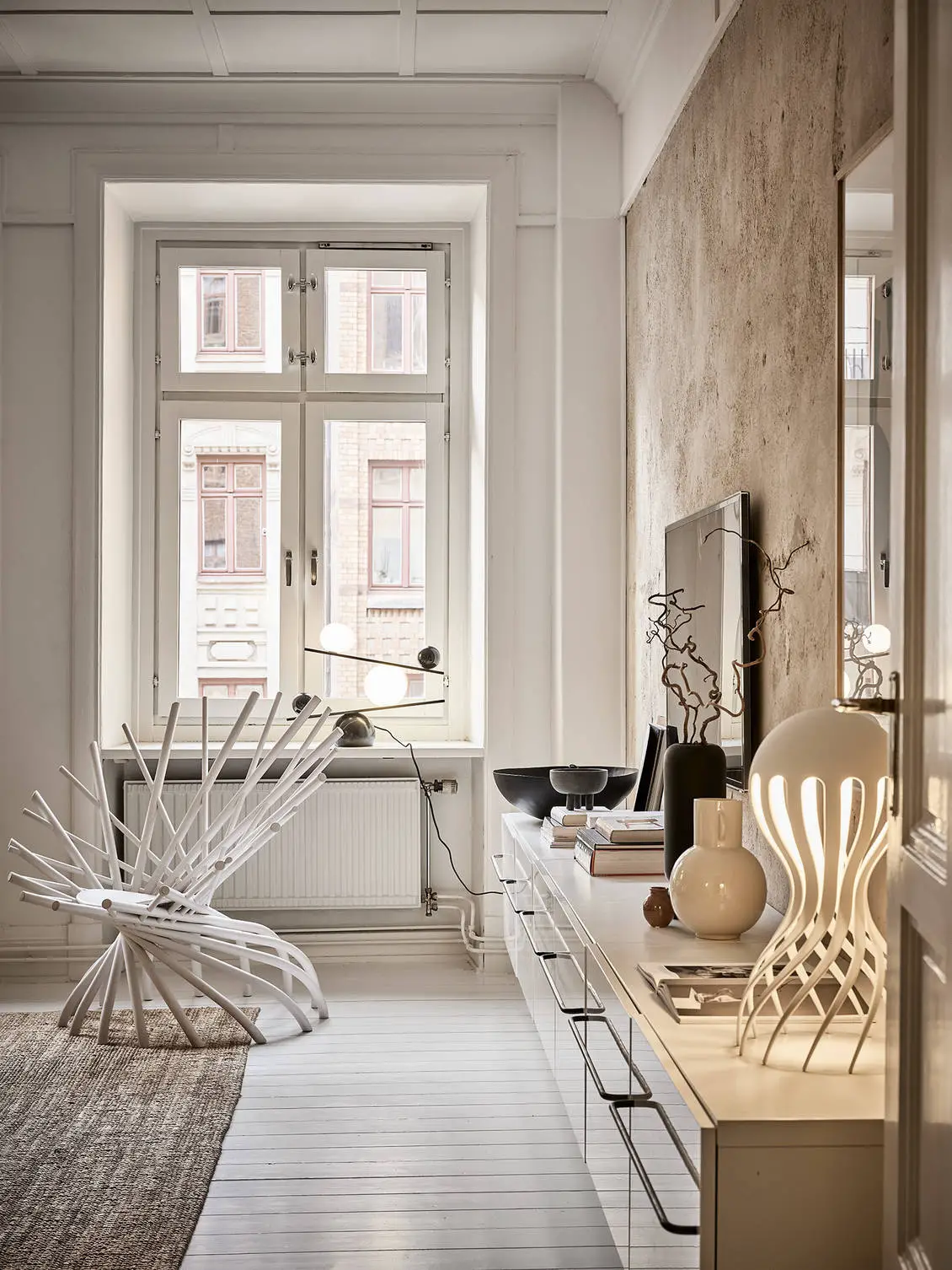 温柔粉色系，致敬 Art Deco 的 55 平米公寓-7