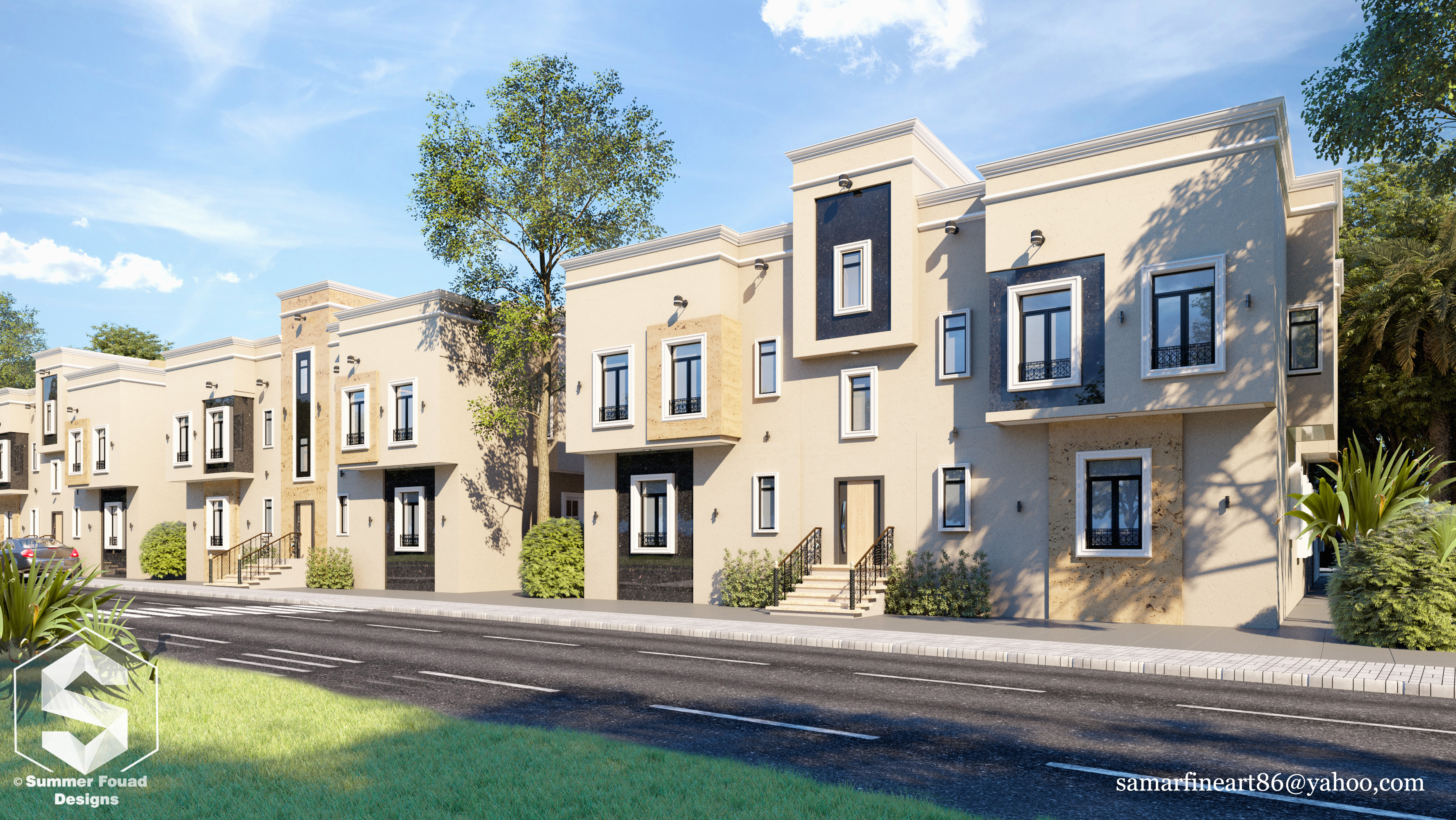 住宅外立面设计丨沙特阿拉伯塔伊夫丨本人-2