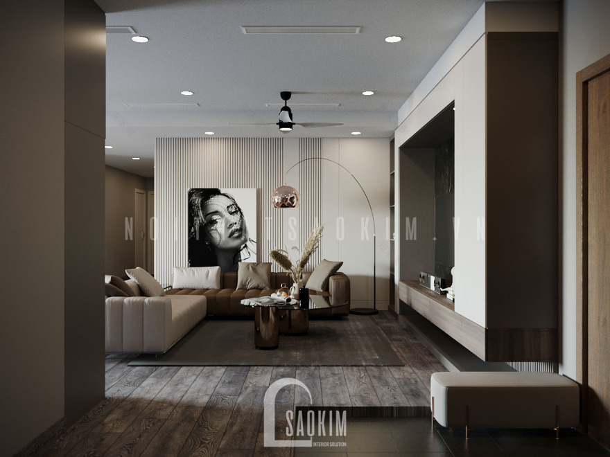 现代高档 Cho Mo 公寓室内设计丨越南河内丨Interior Venus-12