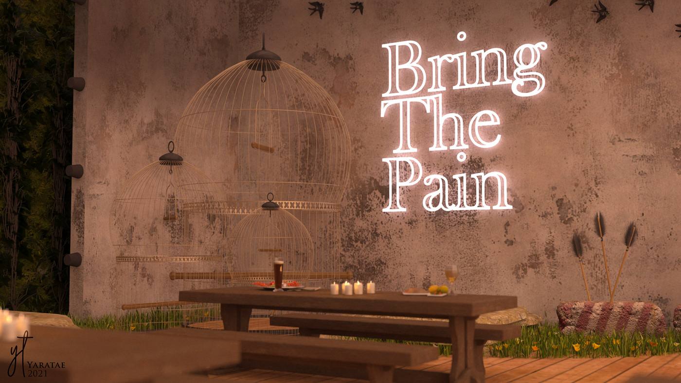 ON | 3D Concept restaurant design-2