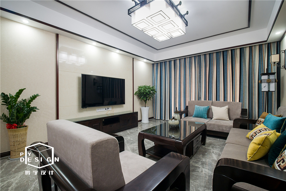 152㎡淡雅新中式 | 鹏宇设计-12