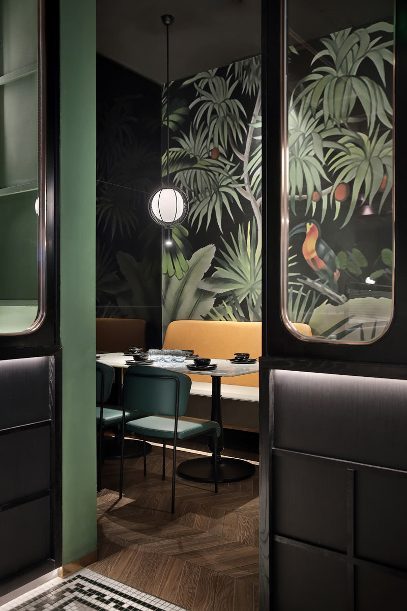 深圳商场餐厅设计「艺鼎新作·星美聚」跟随‘鱼尾狮’,游走新加坡风情餐厅!-50