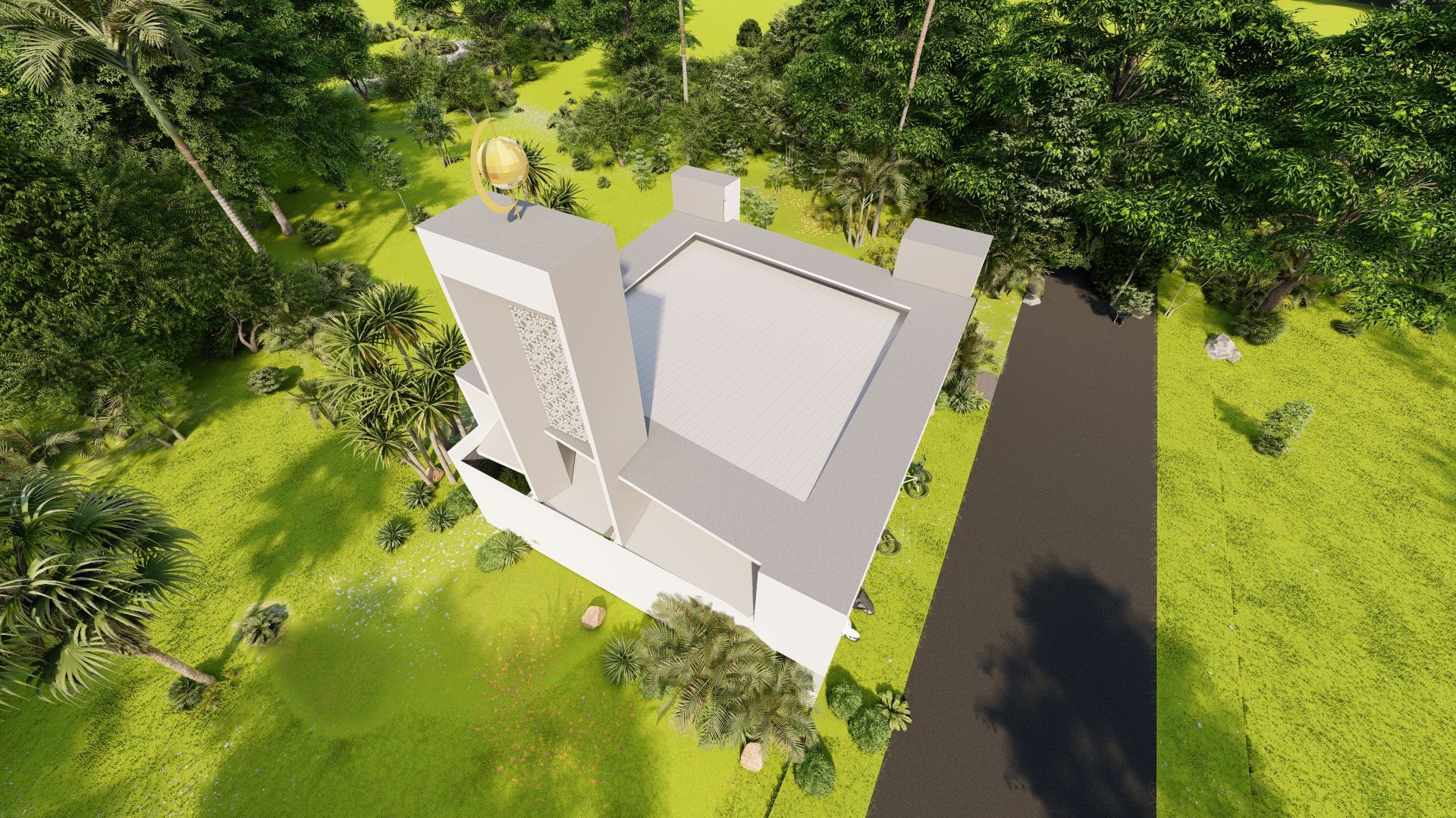 Modern Small Mosque Design in Malang, Indonesia-5