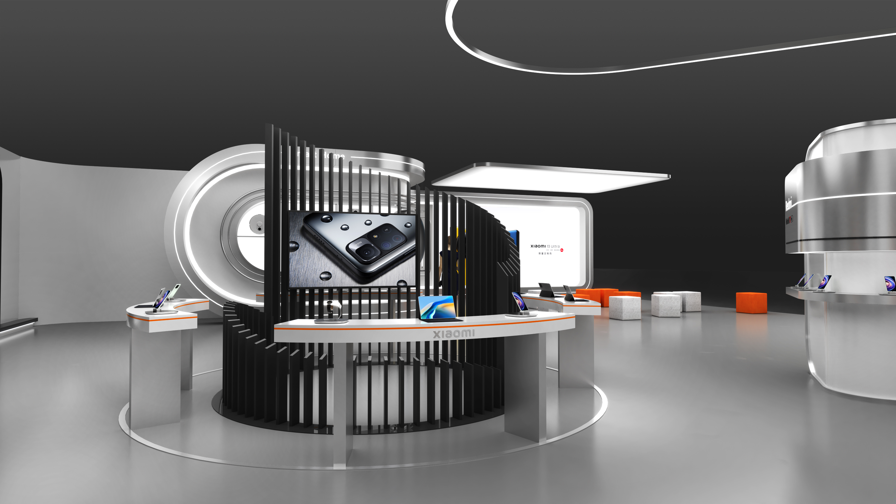 小米数字旗舰系列海外展位设计丨西班牙-14