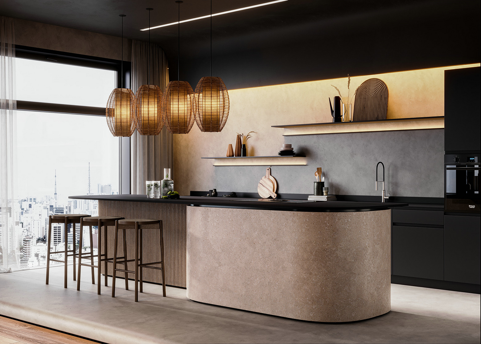 暖色系空间设计 温馨极了！-8