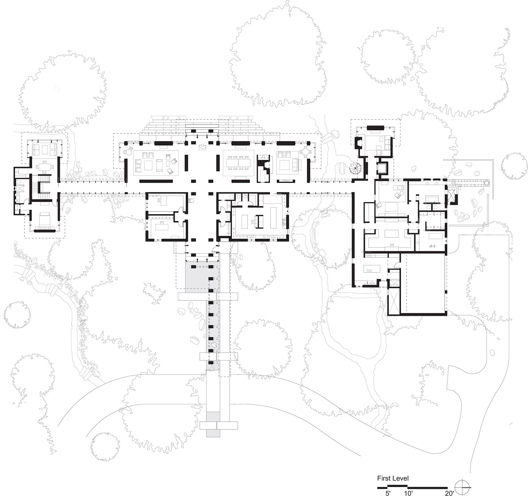 融于景观的西雅图湖岸“美国住宅”/  Olson Kundig Architects-37