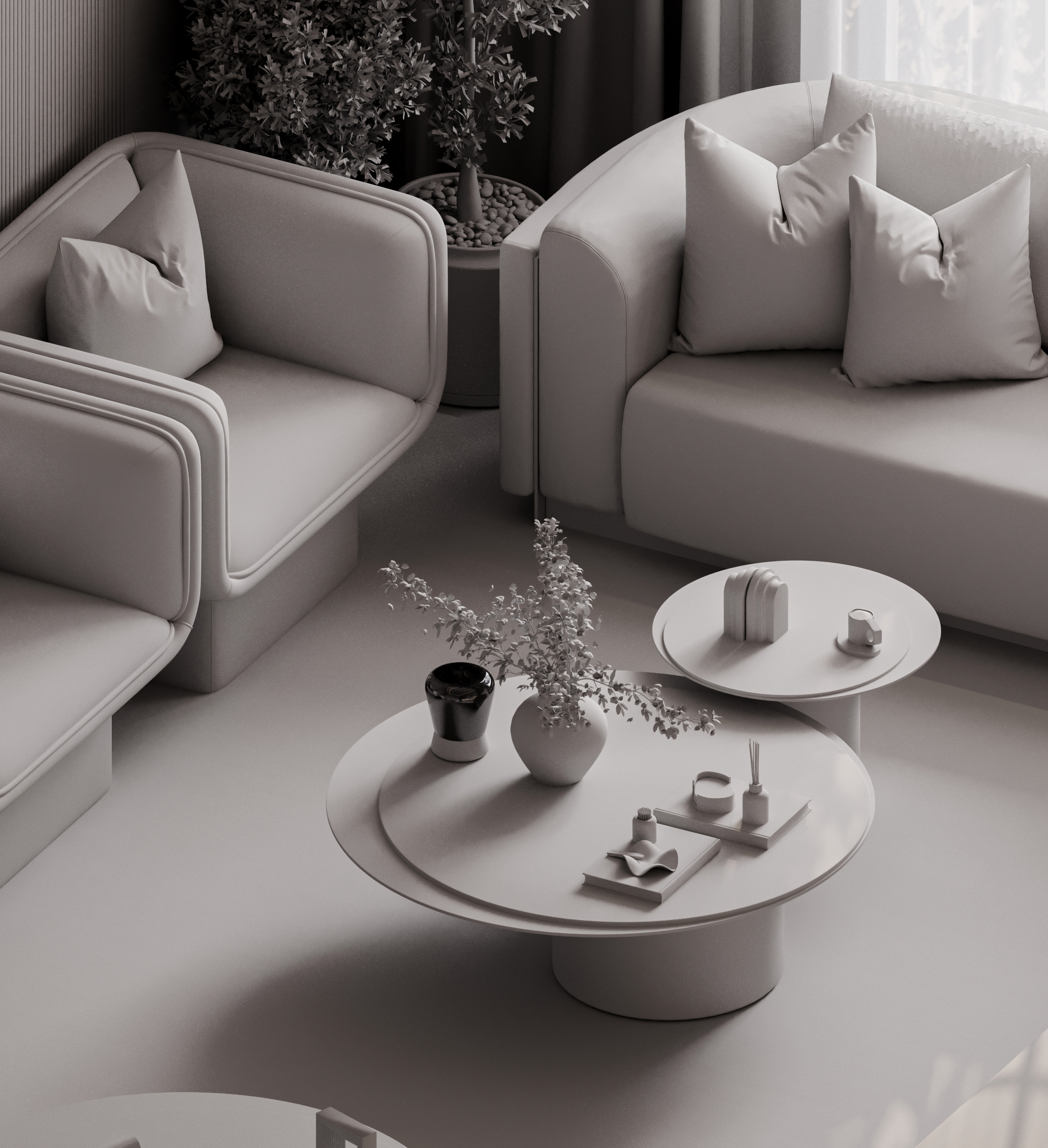 客厅丨沙特阿拉伯吉达丨SALMA AHMED-12