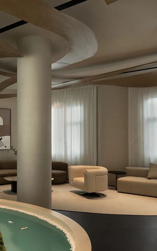 黎水仁佳设计|流动美学翡丽云庭售楼中心-23