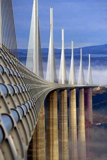 ミヨー高速道路高架橋(Millau Viaduct)丨法国丨英国建筑师诺曼·福斯特卿-16