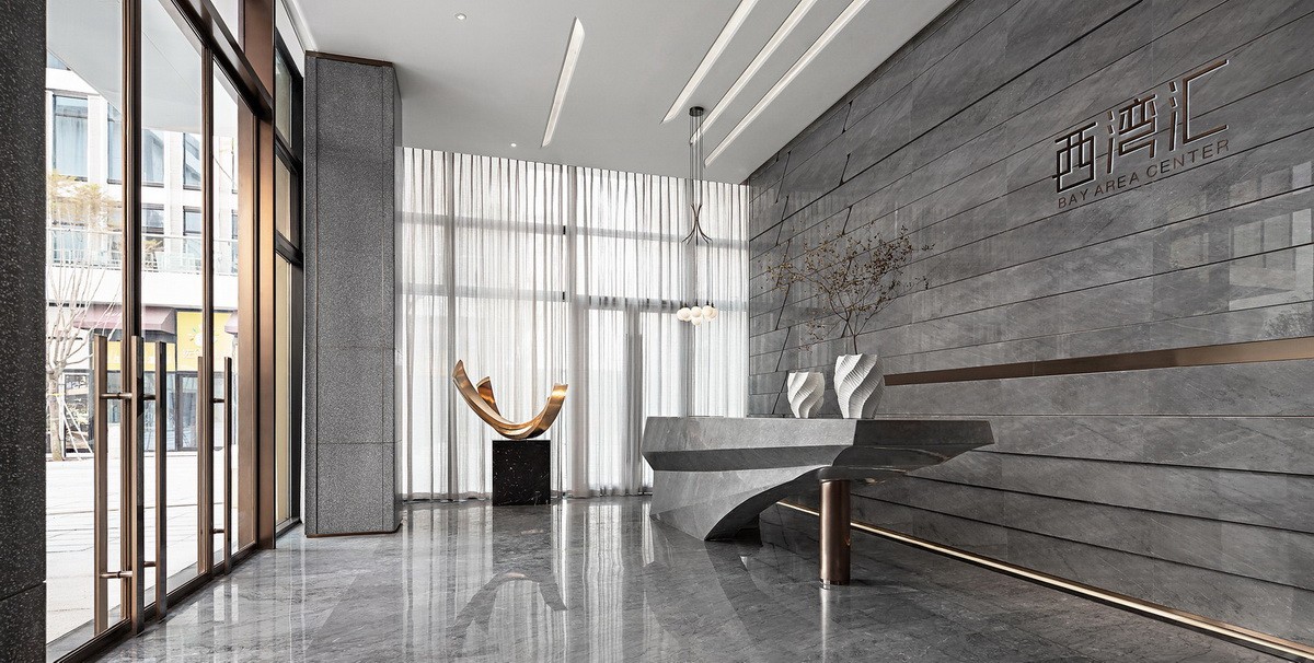 湾区之眼,时代律动——中山万科西湾汇销售中心室内设计-2