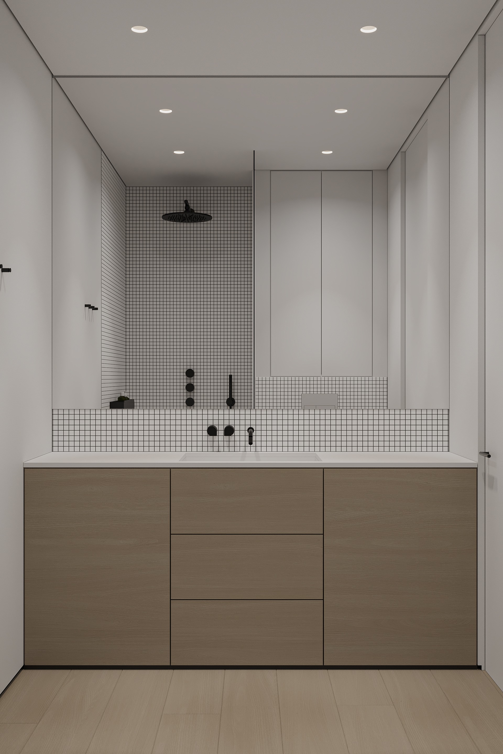 40平 灰色调 简约公寓设计！-14