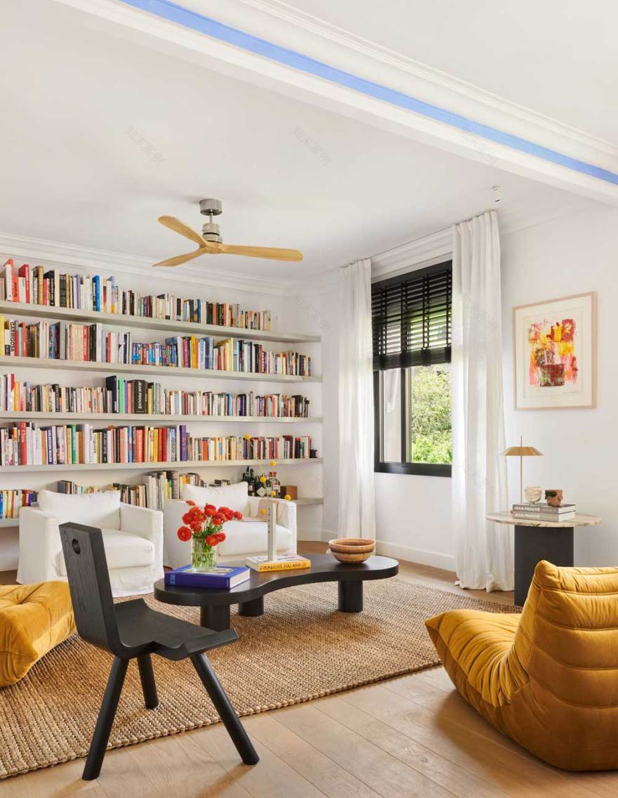 巴塞罗那设计师色彩斑斓的公寓-3