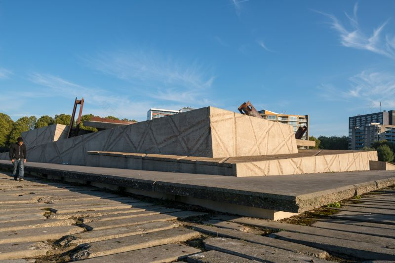 湖中四边形岛屿丨荷兰鹿特丹丨Frans de Wit-14