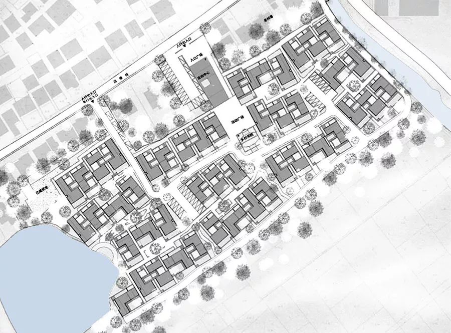东梓关村 | 吴冠中笔下的江南民居重现,最美农村回迁房爆火-95