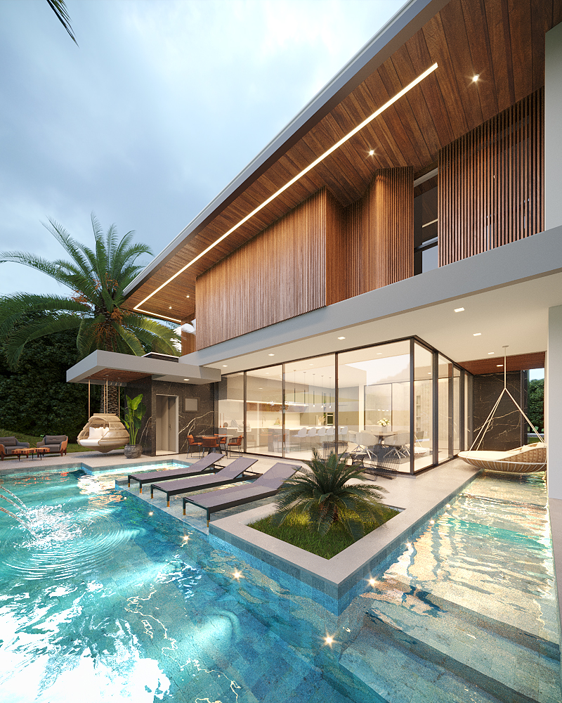 计算机生成图像住宅丨Hage 建筑事务所-9