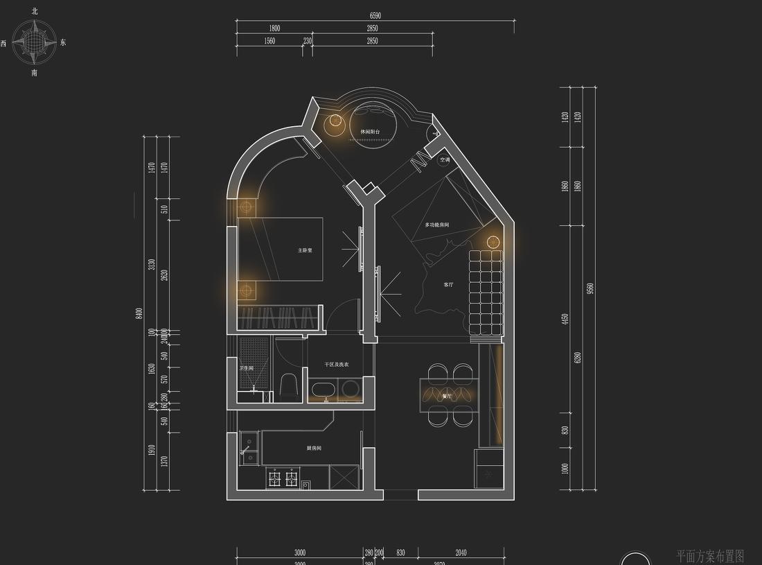 现代工业风打造别样的家-6