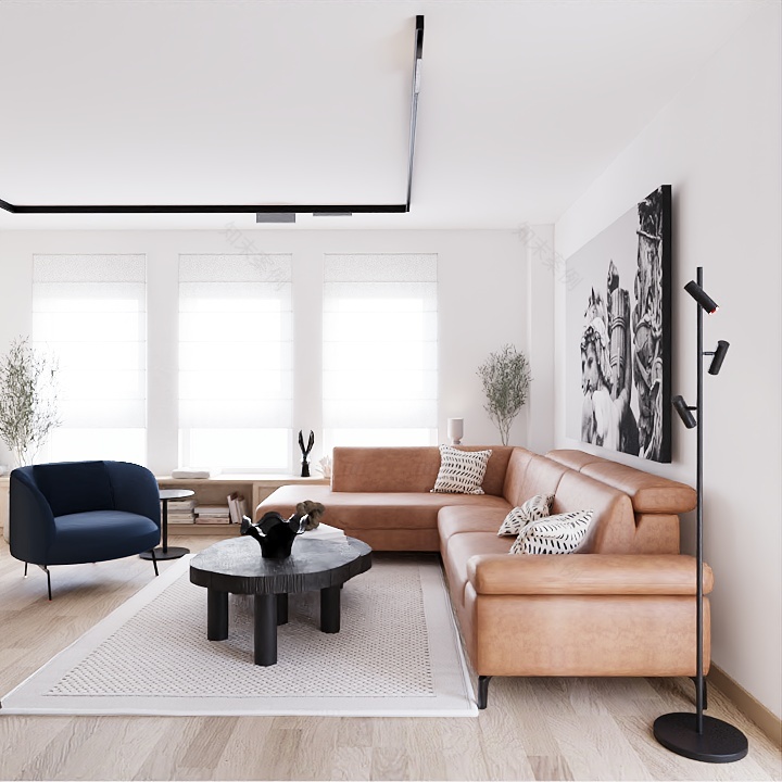 Stara Pazova市中心70平米公寓设计-0