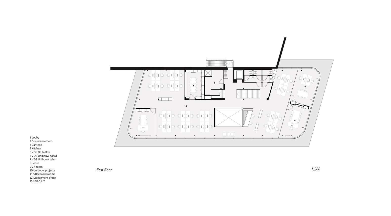 荷兰 VDG 总部大楼,绿色环境中的现代办公空间-42