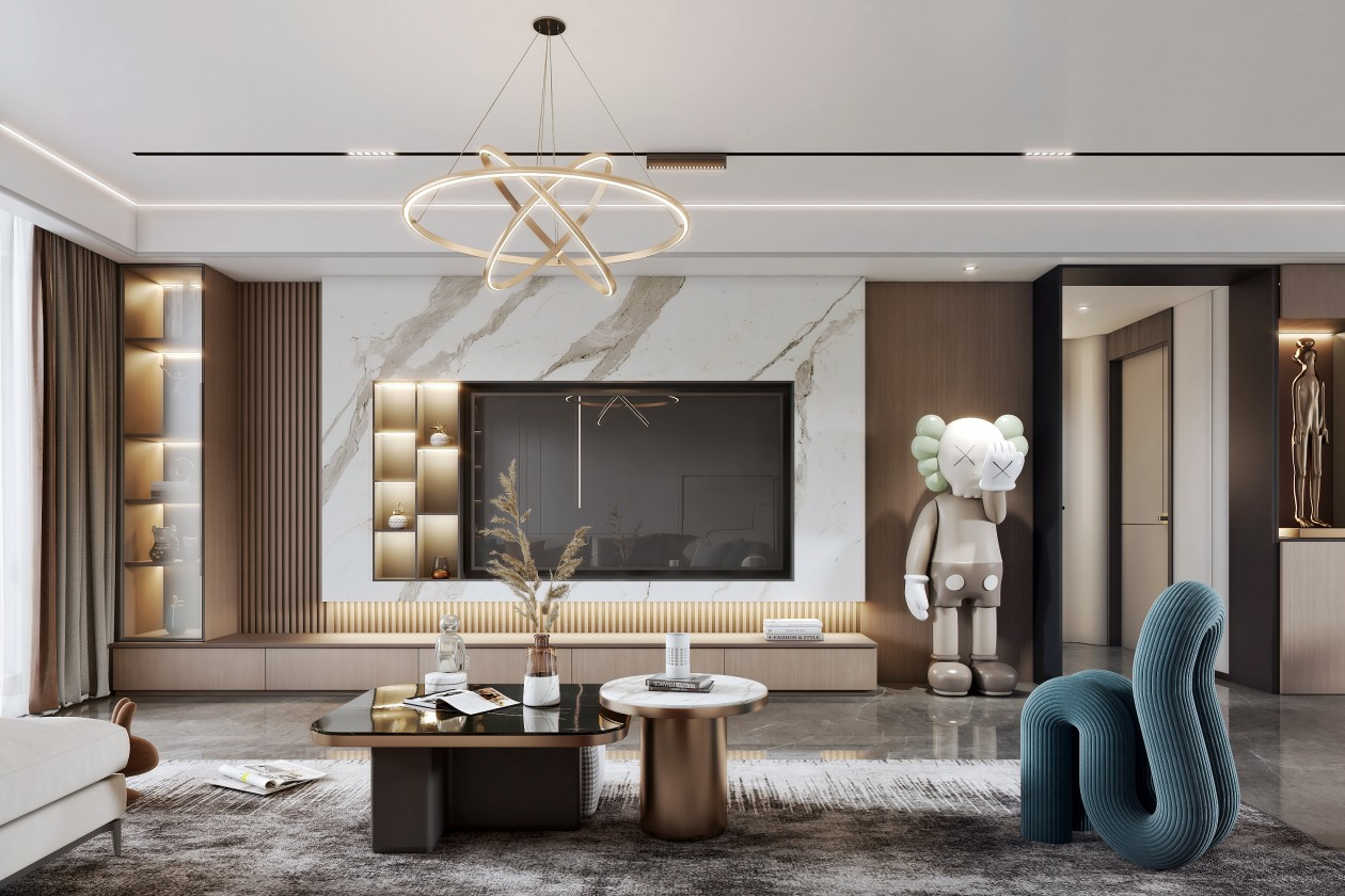 简洁大方,纯粹质感空间丨圣都家居装饰有限公司-8