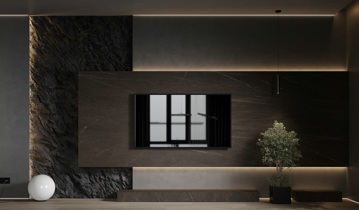 132㎡黑色系住宅设计-4