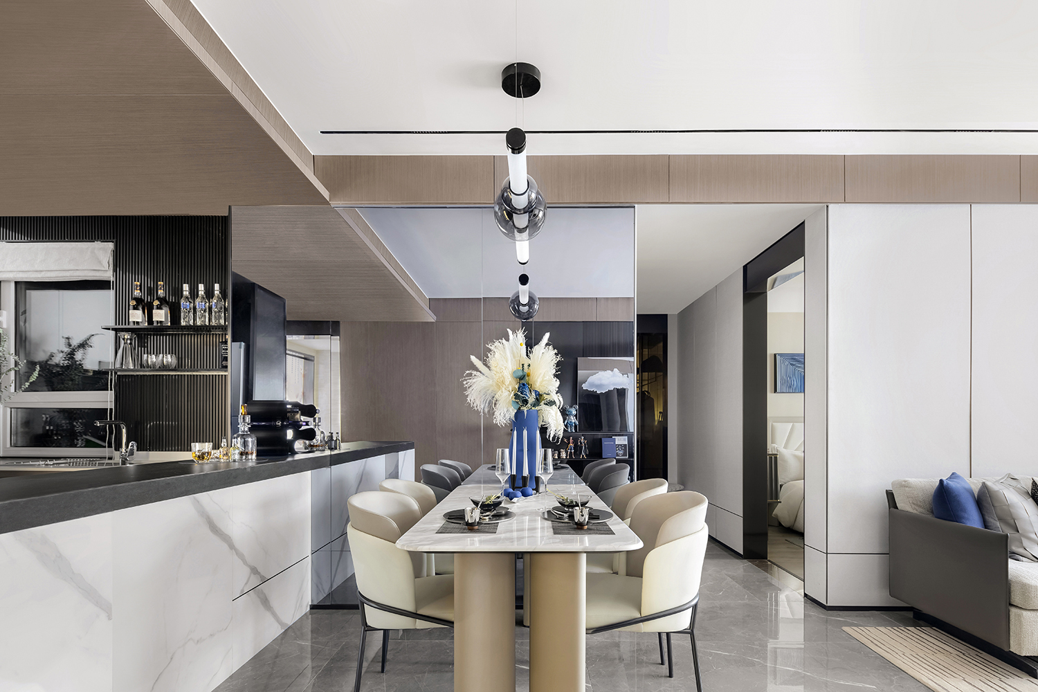 堂悦样板间丨中国烟台丨上海岳蒙设计有限公司-57