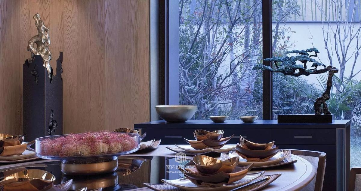 琚宾 新作--郑州美景东望别墅“二木”-26