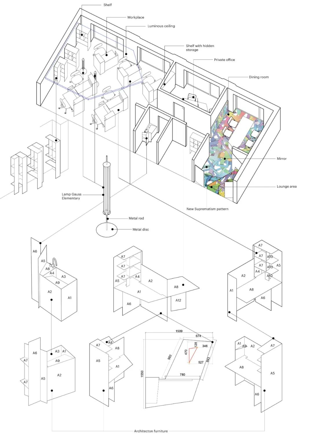 空间几何和功能主义的共生丨俄罗斯丨Maxim Kashin建筑事务所-38