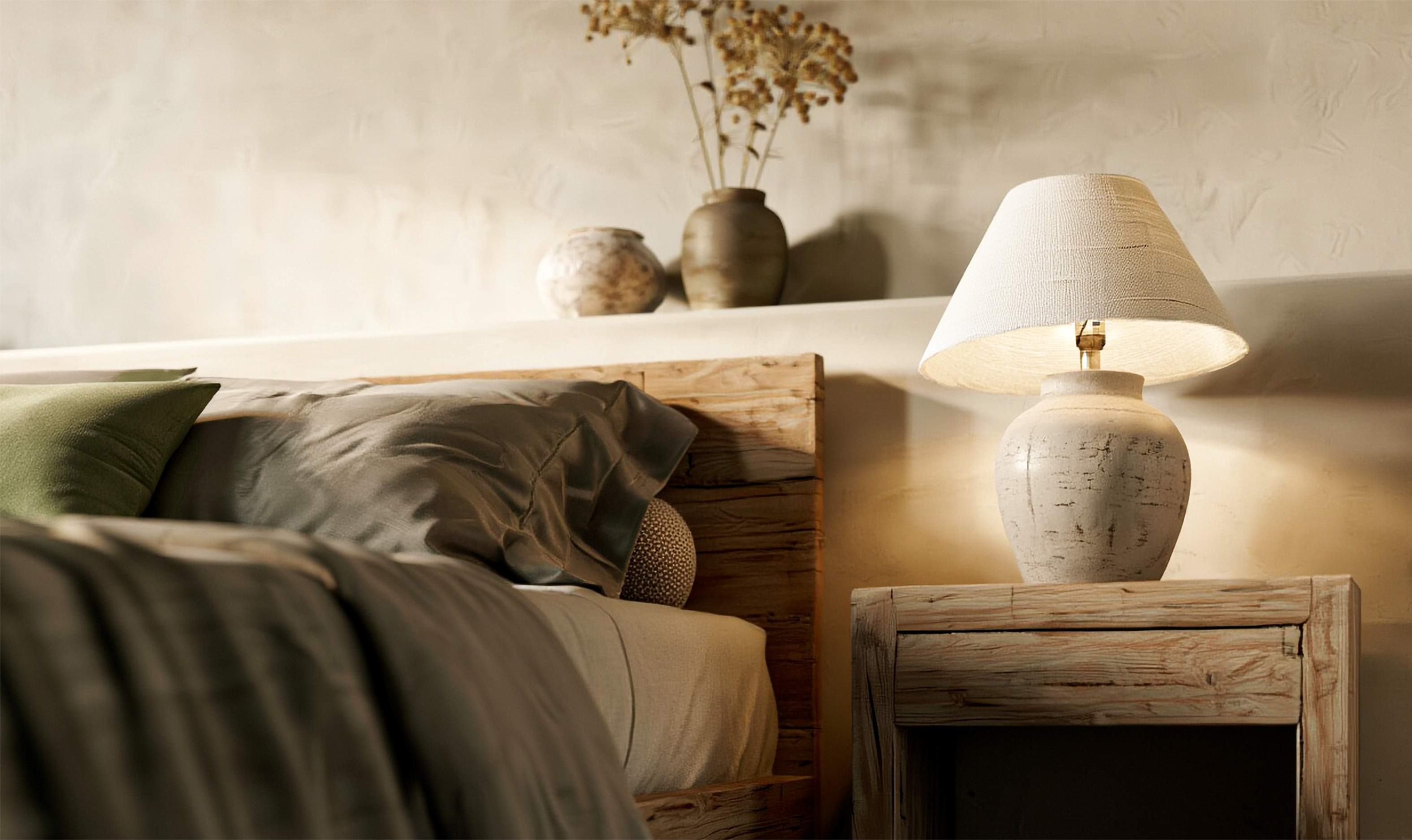 Calm Matter | Wabi-Sabi Bedroom Design-10