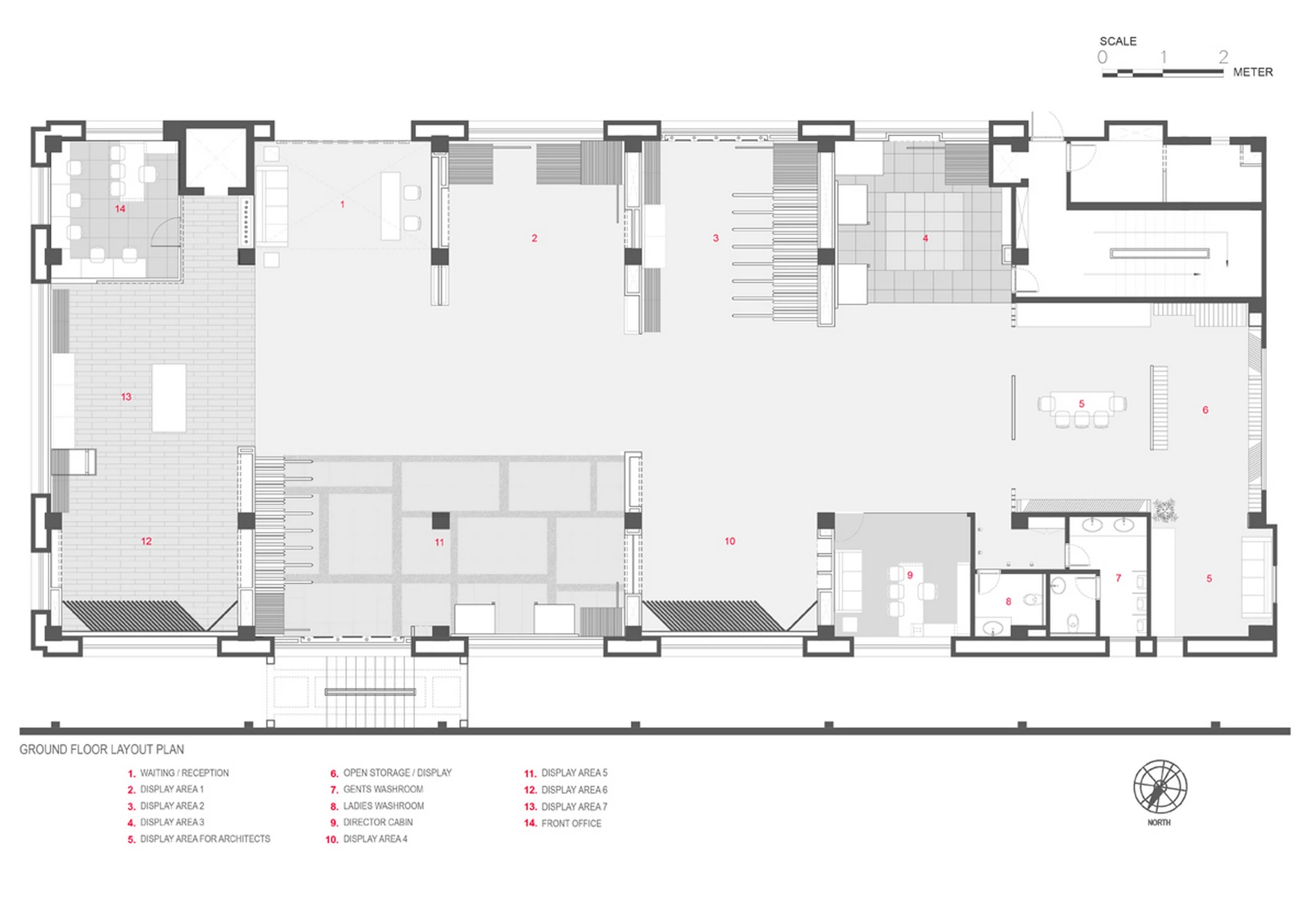 印度新德里 INTERSEKT 瓷砖展示空间-43