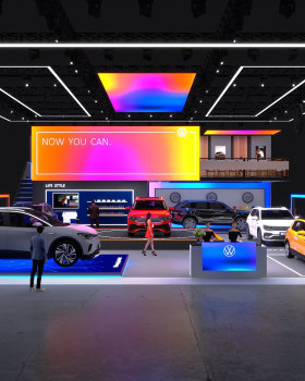 BOOTH VOKLWAGEN VMS 2022 CONCEPT