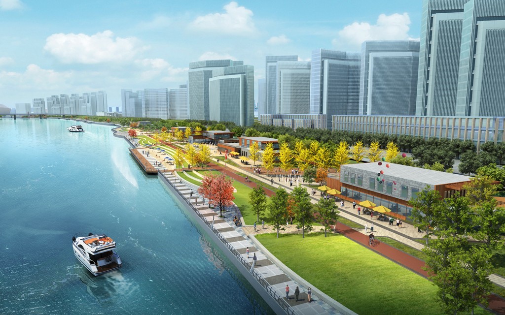 宁波姚江新区滨河建筑-10