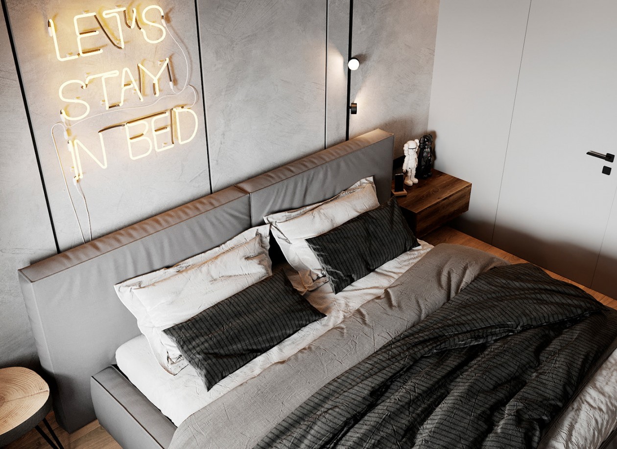 Studio | Buro2D 俄罗斯 黑色公寓-11