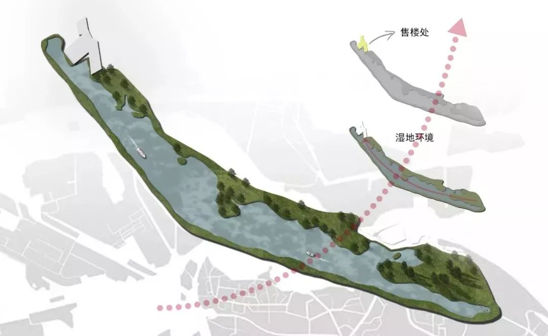 天津宁河生态小镇营销中心——自然与建筑共生的室内设计-7