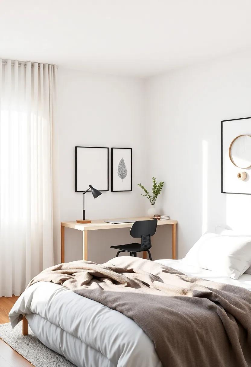 用时尚角落书桌改造小卧室-31