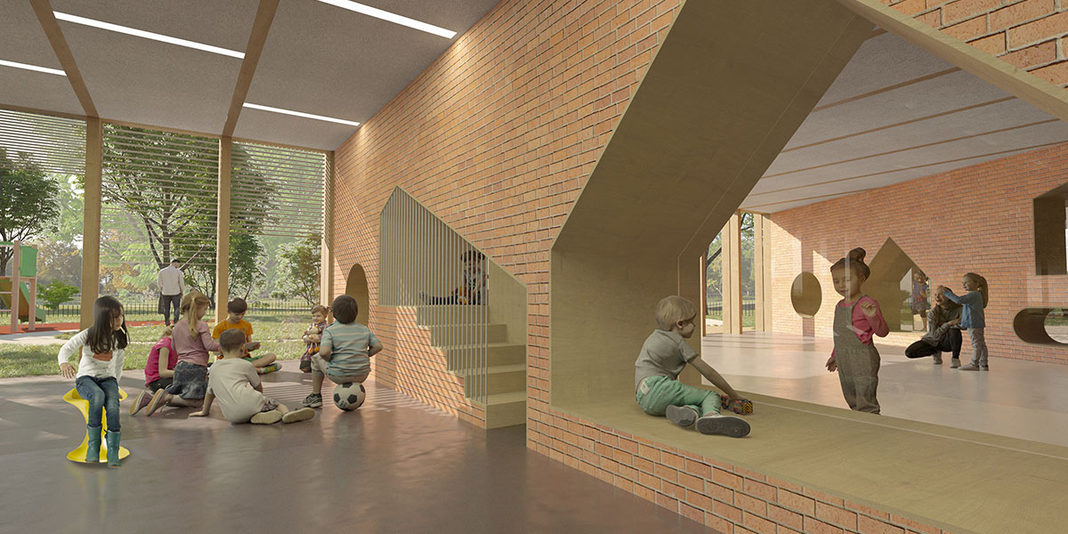 历史遗址改造为幼儿中心项目丨法国丨CoCo architecture-6