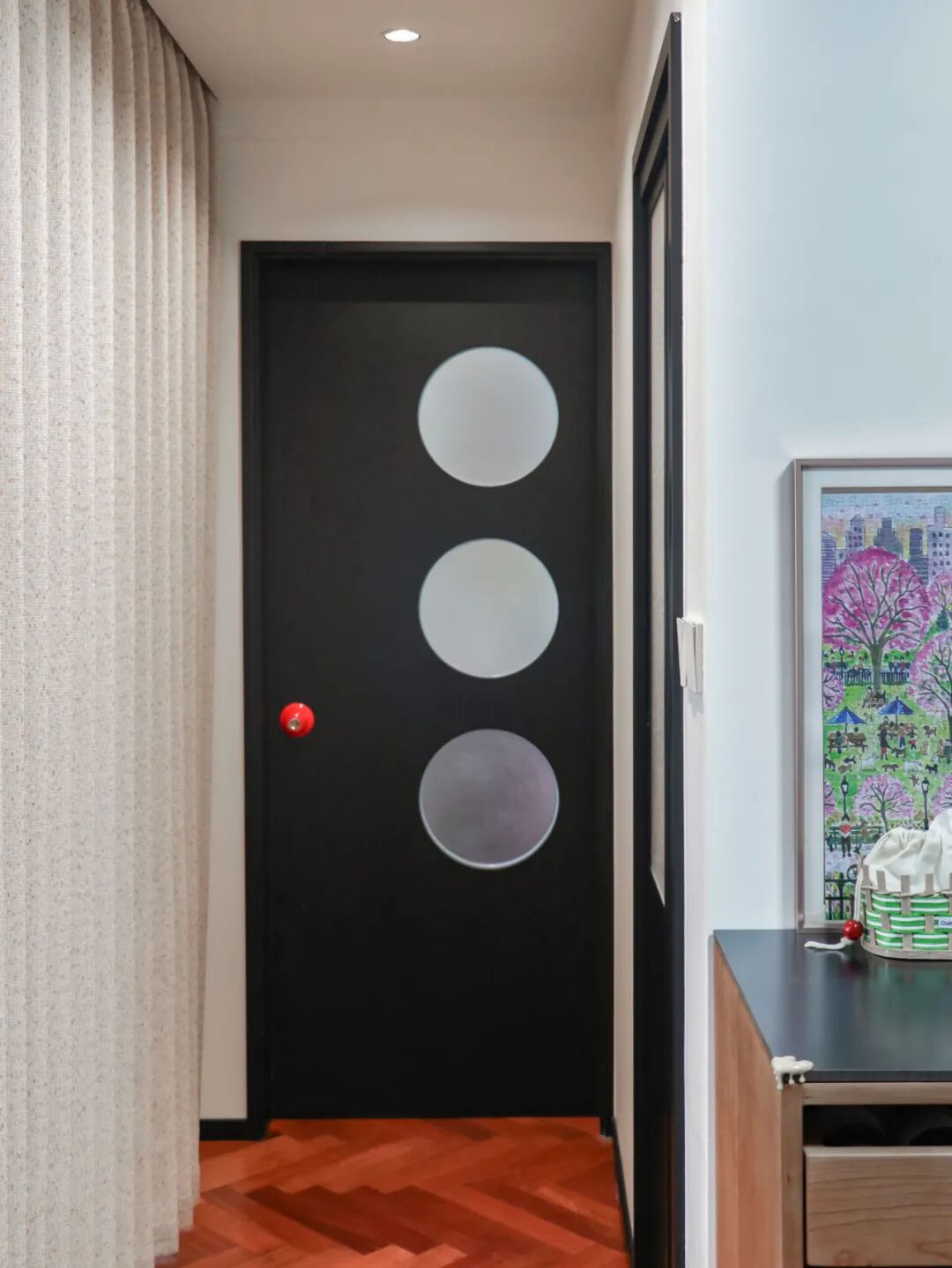 爆改80㎡中古风小家，两个人住好舒服，超干净温馨的小户型！-157