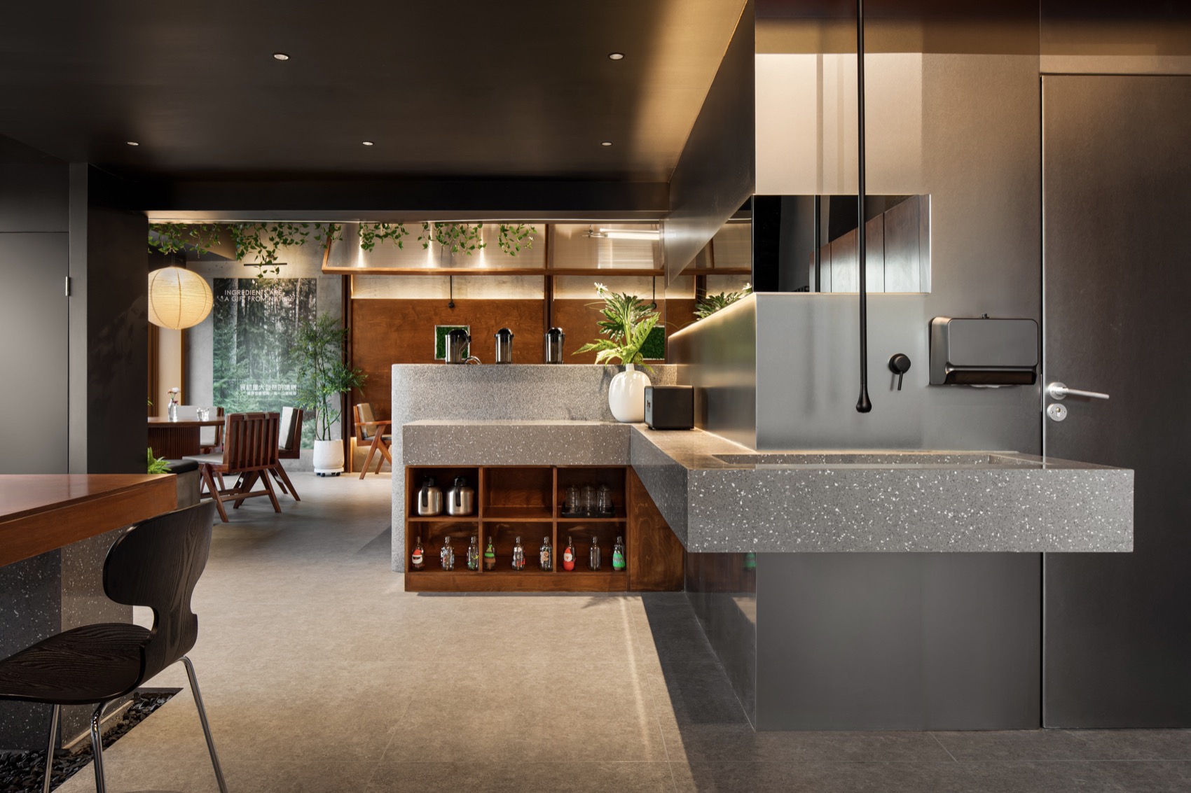 YIHE一合轻食餐厅丨中国太原丨斑斓空间设计-28