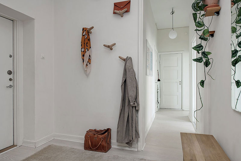 瑞典简约灰调一居室公寓-24