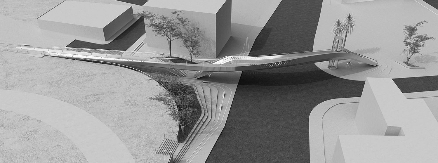 帕福斯悬臂式人行天桥提案丨塞浦路斯帕福斯丨塞浦路斯EP Architects-5