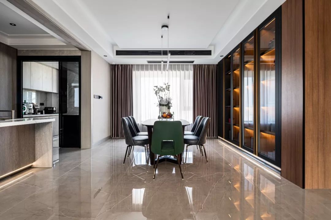 阜阳高档公寓极简主义家居设计,光与材质的完美融合-10