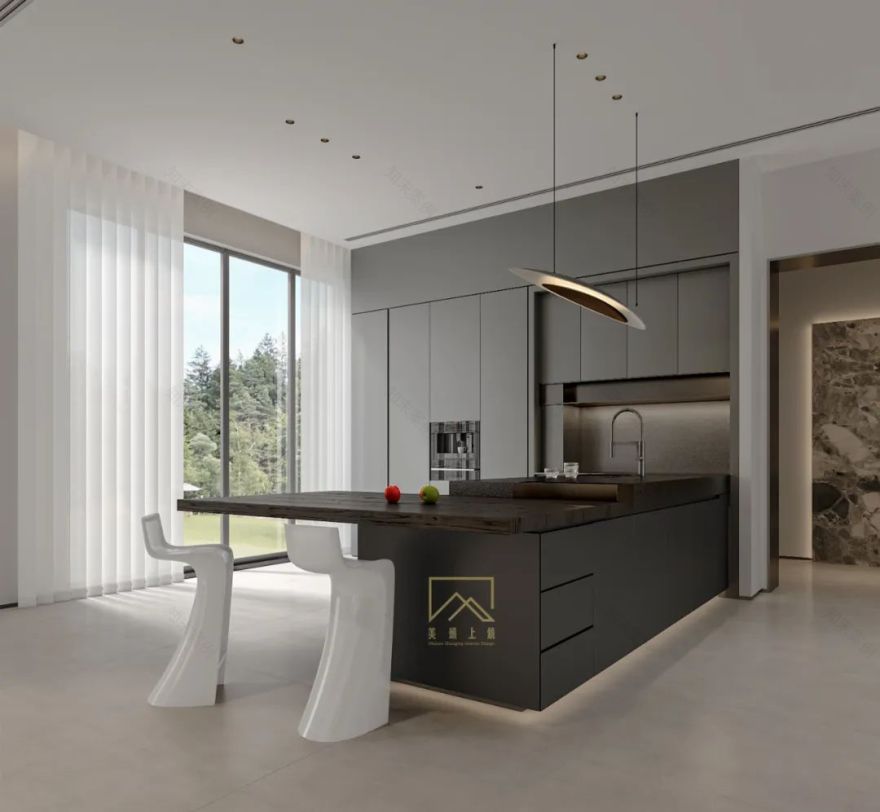 长沙望城自建别墅丨中国长沙丨美颂上镜室内建筑设计-21