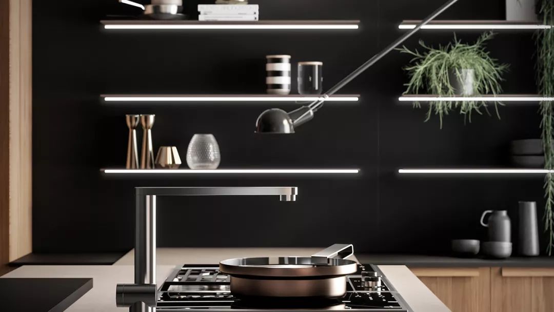 开放式厨房设计美学与实用兼具-24