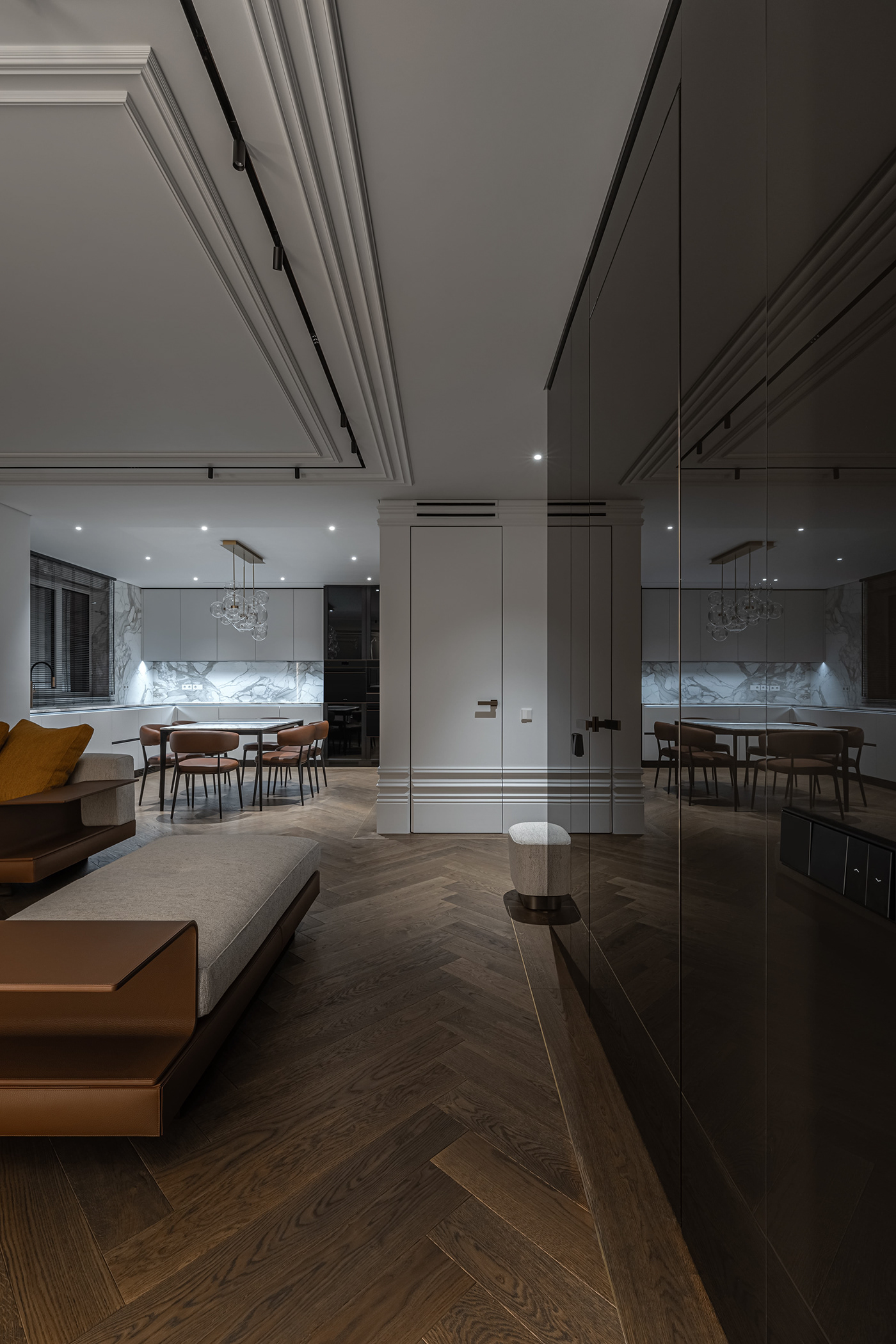 现代北欧风格公寓设计丨乌克兰丨IQOSA-16