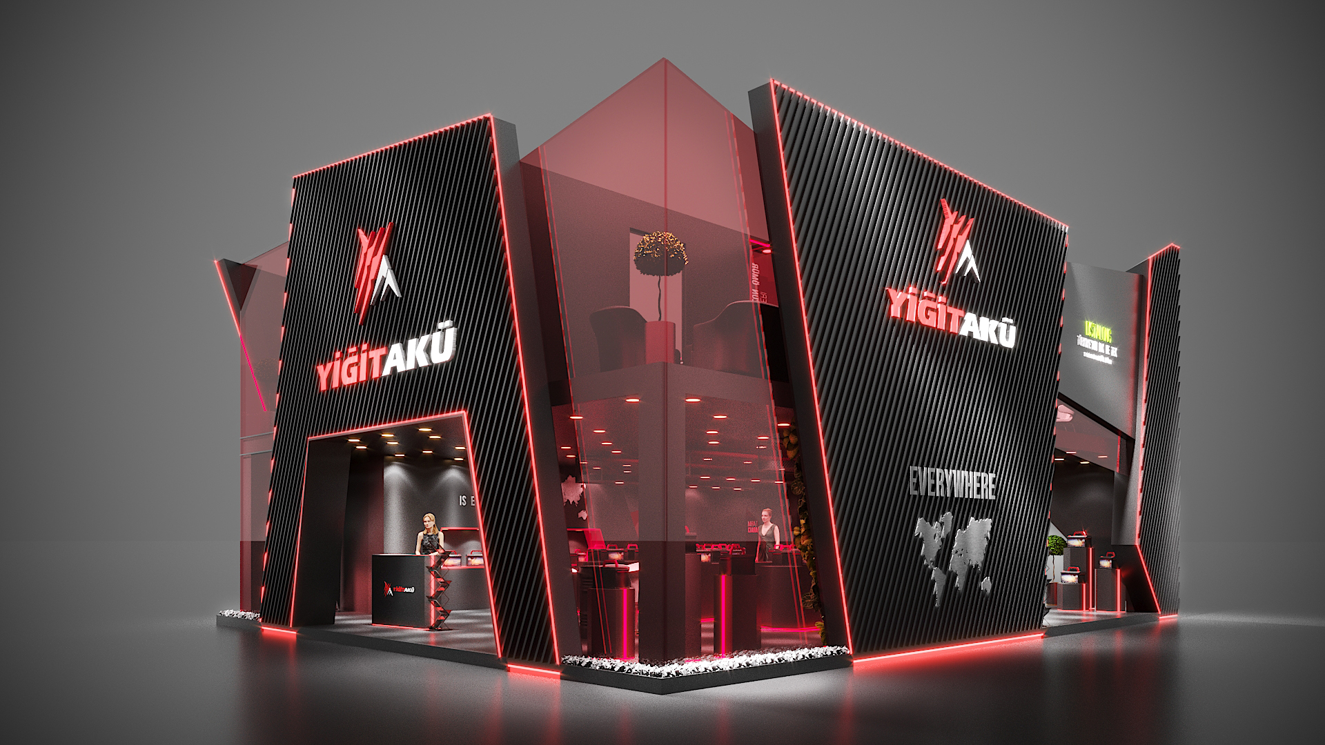 YİĞİT AKÜ / 2020 EXHIBITION STAND DESIGN-4