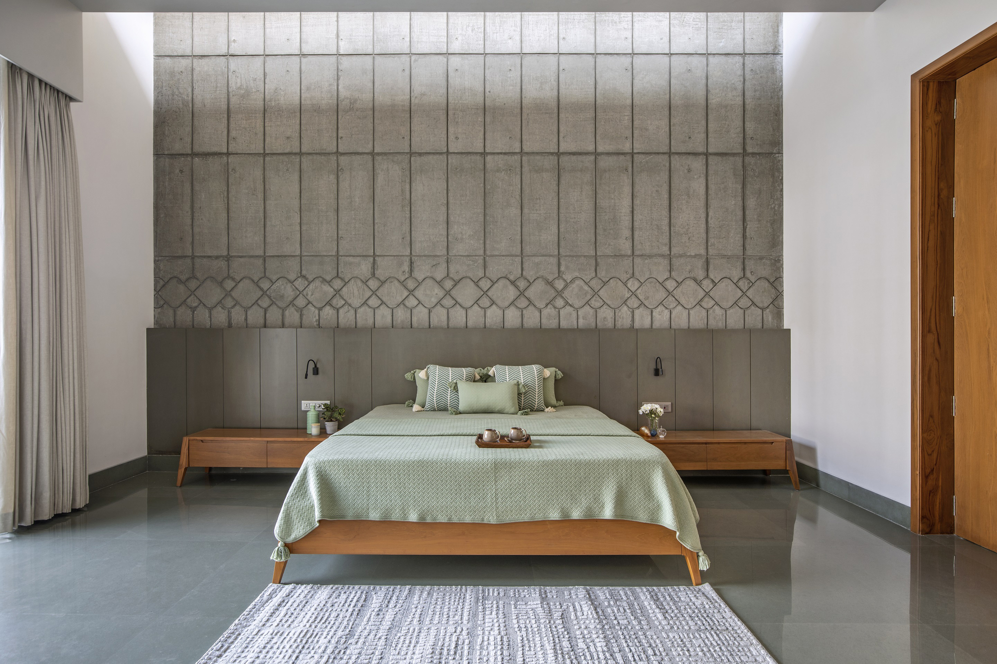 马德维利亚  混凝土房屋丨印度丨K.N.Associates-42