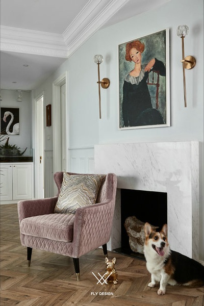 没有想好的Idea——110㎡轻法式住宅  拉菲设计-3